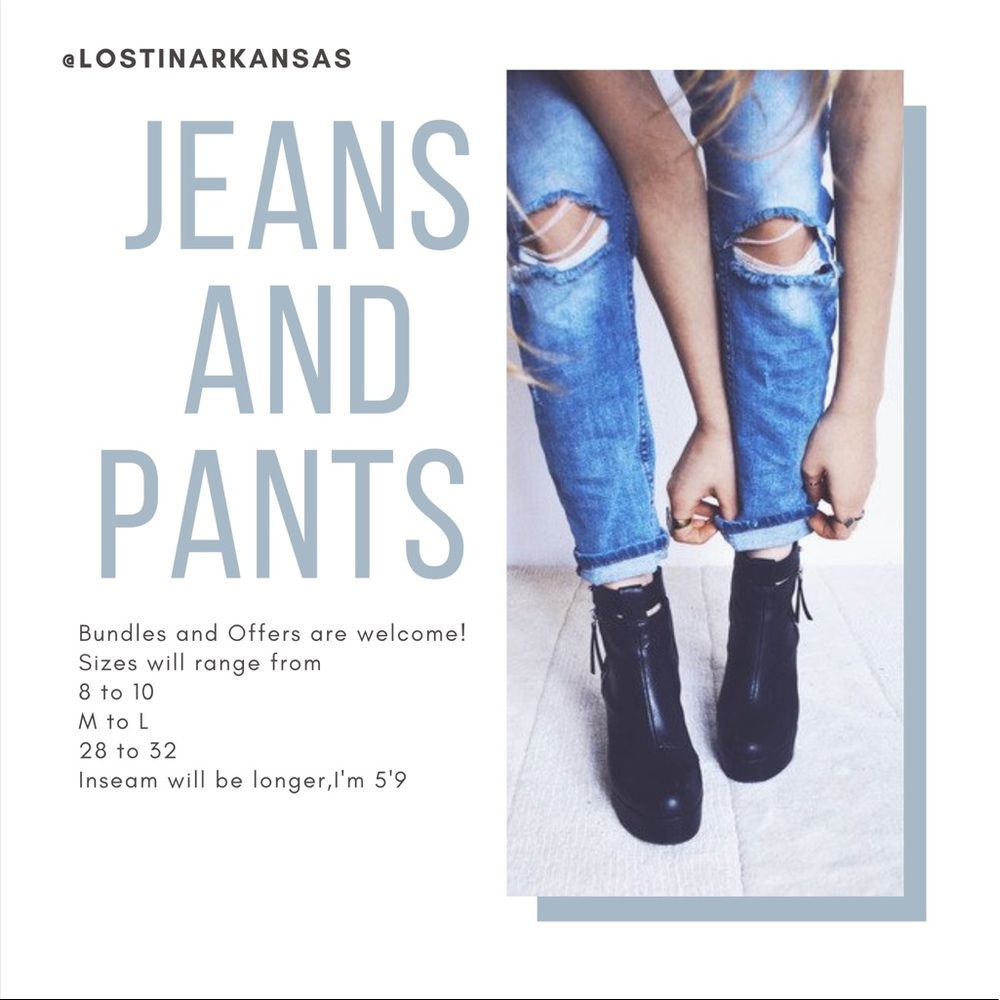 Jeans and Pants Coming soon!